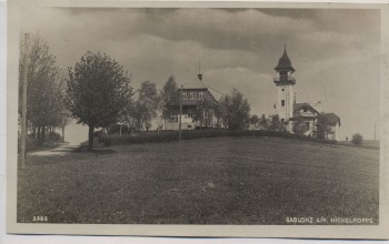 VERKAUFT !!!   AK Foto Gablonz an der Neiße Jablonec nad Nisou Nickelkoppe Böhmen Mähren Tschechien 1930