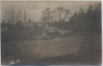 AK Foto Kunnersdorf (Augustusburg) Zschopau Fabrik Hochwasser 1930 RAR