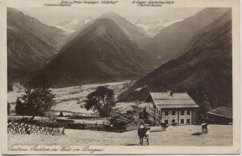 AK Wald im Pinzgau Gasthaus Rechteck Salzburg Österreich 1930