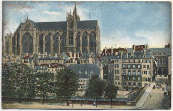 AK Metz Dom Cathedrale Moselle Lothringen Frankreich 1910