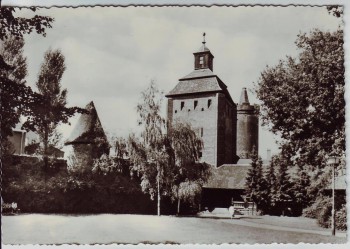 AK Foto Bernau bei Berlin Ortsansicht mit Türmen 1974