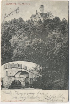 AK Bamberg Die Altenburg 1905