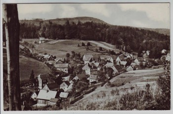 AK Foto Vesser Ortsansicht bei Suhl Thüringen 1960