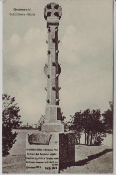 AK Berlin Grunewald Blick auf Schildhorn Säule 1914