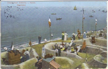 AK Ostseebad Grömitz in Holstein Strandleben 1911