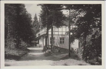 AK Foto Schleusingen Waldhaus Thüringen 1958