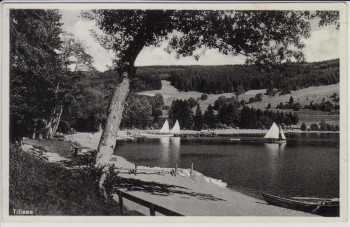 AK Foto Titisee-Neustadt Blick auf Titisee mit Booten 1935