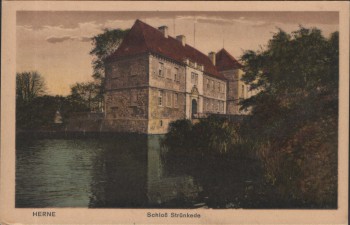 AK Herne Schloß Strünkede 1920