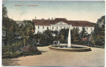 VERKAUFT !!!   AK Kamenz Lessingstift 1912