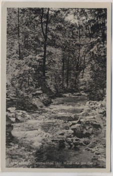 VERKAUFT !!!   AK Foto Geschwenda Thüringer Wald Umgebung An der Gera 1955