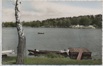 AK Foto Berlin Wannsee Restaurant Bad Stölpchensee 1965