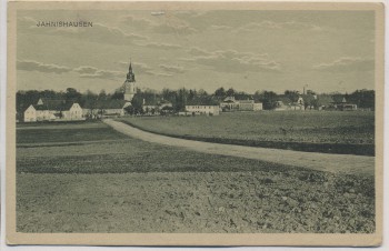 VERKAUFT !!!   AK Jahnishausen Ortsansicht bei Riesa 1933