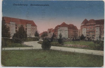 AK Berlin Charlottenburg Reichskanzlerplatz 1919