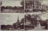 AK Mehrbild Gruß aus Birkholz Dorfplatz Rittergut Gasthof zur Linde bei Tangerhütte 1910 RAR