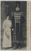 AK Riese Paul Herold und Frau aus Sachsen 2,36 m groß 1915