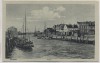 AK Husum Hafen Häuser mit Schiffen 1920