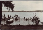 AK Foto Diensdorf am Scharmützelsee FDGB-Erholungsheim Franz Kirsch Menschen Schiffe bei Bad Saarow 1976