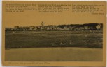 AK Husum die graue Stadt am Meer Ortsansicht mit Gedicht Theodor Storm 1920