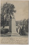 AK Husum Theodor Storm-Denkmal mit 2 Frauen 1906