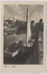 AK Foto Husum Hafen und Schiffe 1941