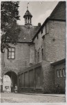 AK Foto Husum Nordfriesland Durchgang zum Markt Rathaus 1964