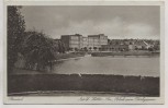 VERKAUFT !!!   AK Stendal Adolf-Hitler-See Blick zum Oberlyzeum 1935